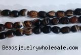 CNG8279 15.5 inches 13*18mm nuggets striped agate beads wholesale