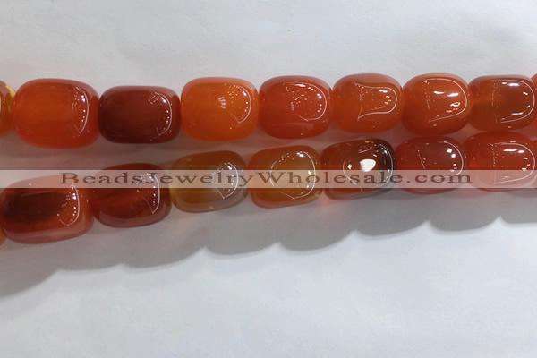 CNG8294 15.5 inches 15*20mm nuggets agate beads wholesale