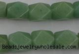 CNG830 15.5 inches 13*18mm faceted nuggets green aventurine beads