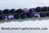 CNG8313 15.5 inches 15*20mm nuggets striped agate beads wholesale