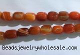 CNG8314 15.5 inches 15*20mm nuggets striped agate beads wholesale