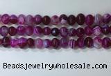 CNG8345 15.5 inches 10*12mm nuggets striped agate beads wholesale