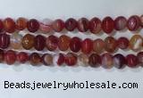 CNG8346 15.5 inches 10*12mm nuggets striped agate beads wholesale