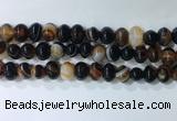 CNG8352 15.5 inches 10*12mm nuggets striped agate beads wholesale