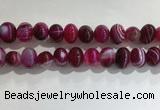 CNG8383 15.5 inches 12*16mm nuggets striped agate beads wholesale