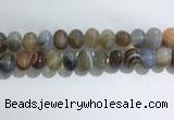 CNG8387 15.5 inches 12*16mm nuggets striped agate beads wholesale