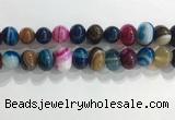 CNG8391 15.5 inches 12*16mm nuggets striped agate beads wholesale