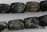 CNG840 15.5 inches 13*18mm faceted nuggets picasso jasper beads