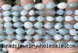 CNG8509 15.5 inches 6*8mm - 8*12mm faceted nuggets aquamarine beads