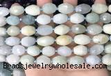 CNG8513 15.5 inches 10*12mm - 11*16mm faceted nuggets aquamarine beads