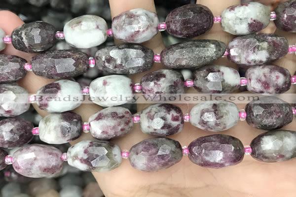 CNG8537 15.5 inches 11*15mm - 12*21mm faceted nuggets tourmaline beads