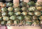 CNG8540 15.5 inches 10*14mm - 12*16mm faceted nuggets rhyolite beads