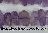 CNG861 15.5 inches 10*14mm – 13*20mm faceted nuggets amethyst beads