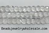 CNG8610 10*13mm - 12*16mm faceted freeform white crystal beads