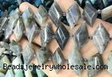 CNG8646 13*20mm - 15*25mm faceted freeform labradorite beads