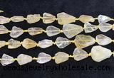 CNG8678 15.5 inches 12*14mm - 20*23mm freeform citrine beads