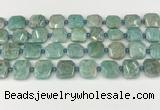 CNG8817 15.5 inches 16mm - 20mm faceted freeform amazonite beads