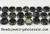 CNG8824 15.5 inches 16mm - 20mm faceted freeform labradorite beads