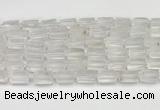 CNG8845 15.5 inches 8*12mm - 10*16mm nuggets matte white crystal beads