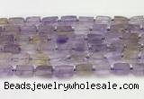 CNG8847 15.5 inches 8*12mm - 10*16mm nuggets matte ametrine beads