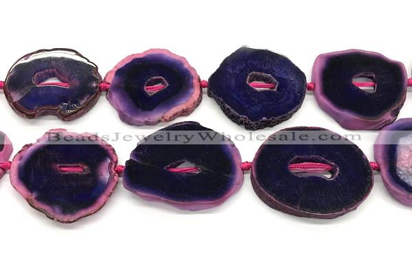 CNG8951 30*40mm - 40*50mm freeform druzy agate beads