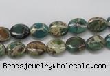 CNI10 16 inches 8*10mm oval natural imperial jasper beads wholesale