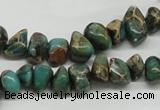 CNI19 16 inches 6*8mm - 8*12mm nuggets natural imperial jasper chip beads