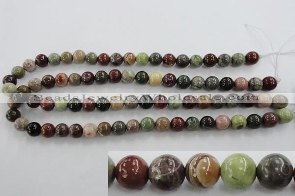 CNI302 15.5 inches 8mm round imperial jasper beads wholesale