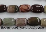 CNI311 15.5 inches 8*14mm rectangle imperial jasper beads wholesale