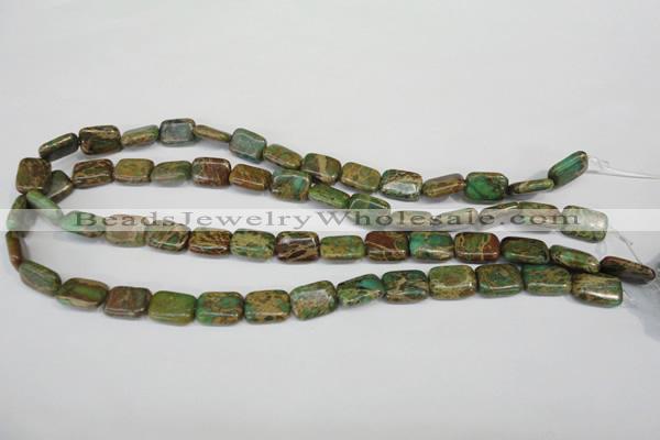 CNI40 15.5 inches 10*14mm rectangle natural imperial jasper beads