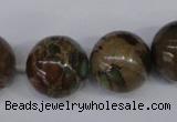 CNI55 15.5 inches 18mm round natural imperial jasper beads