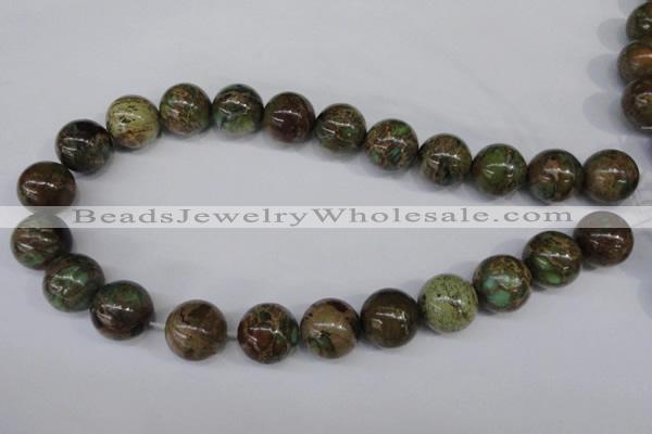 CNI55 15.5 inches 18mm round natural imperial jasper beads