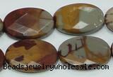 CNJ11 15.5 inches 18*25mm faceted oval natural noreena jasper beads