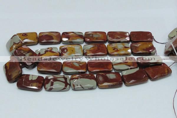 CNJ14 15.5 inches 22*30mm faceted rectangle natural noreena jasper beads