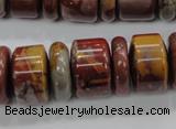 CNJ31 15.5 inches 6*18mm & 12*18mm rondelle noreena jasper beads