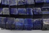 CNL1100 15.5 inches 6*6mm cube lapis lazuli gemstone beads