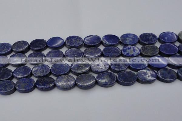 CNL1118 15.5 inches 12*16mm oval lapis lazuli gemstone beads