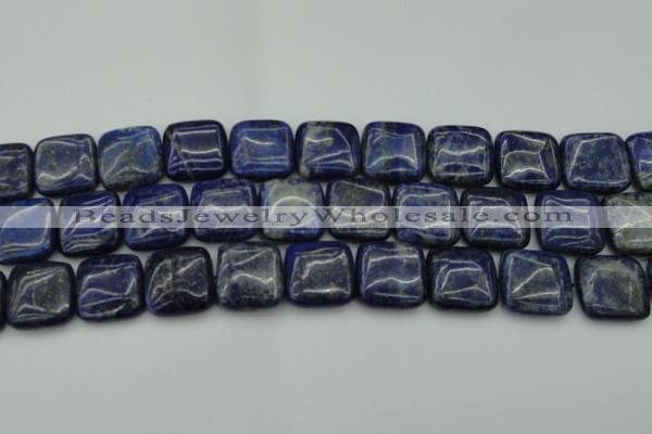 CNL1130 15.5 inches 18*18mm square lapis lazuli gemstone beads