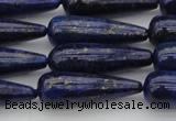 CNL1161 15.5 inches 10*30mm teardrop lapis lazuli gemstone beads