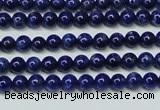 CNL1251 15.5 inches 4mm round natural lapis lazuli beads