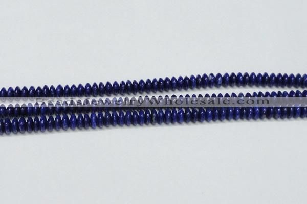 CNL1261 15.5 inches 4*8mm rondelle natural lapis lazuli beads