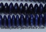 CNL1263 15.5 inches 5*12mm rondelle natural lapis lazuli beads