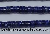 CNL1265 15.5 inches 3*6mm tyre natural lapis lazuli beads