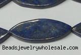 CNL1295 15.5 inches 17*44mm marquise natural lapis lazuli beads