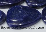 CNL1300 15.5 inches 25*35mm - 35*45mm freeform natural lapis lazuli beads