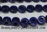 CNL1307 15.5 inches 8mm donut natural lapis lazuli beads