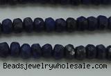 CNL1400 15.5 inches 2.5*4mm faceted rondelle lapis lazuli beads