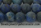 CNL1653 15.5 inches 10mm round matte lapis lazuli beads wholesale