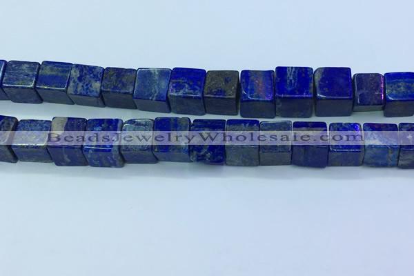 CNL1676 15.5 inches 11*11mm cube lapis lazuli gemstone beads