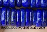 CNL1696 15.5 inches 3*10mm - 4*10mm rondelle lapis lazuli beads